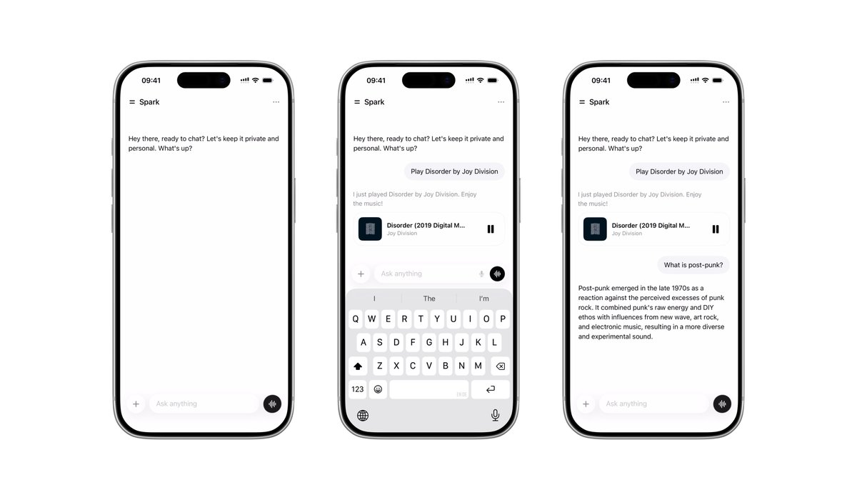 I’ve been building a native AI assistant iOS app with SwiftUI over the holidays, mostly to explore <a href="/Apple/">Apple</a>’s on-device Foundation Model, APIs, and what privacy-first AI feels like.

Pretty fun so far!