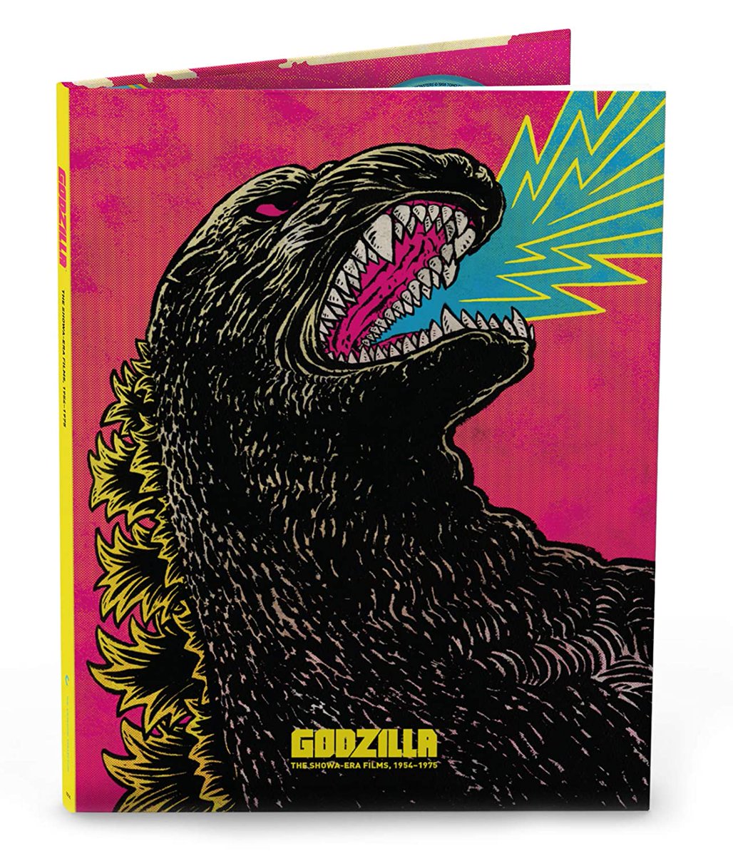 FilmTVLegends's tweet photo. Godzilla, the Showa-Era Films, 1954–1975 (The Criterion Collection) [Blu-ray]
Available Here: https://t.co/vHdwPxX9Jz

IN 1954, AN ENORMOUS BEAST CLAWED ITS WAY OUT OF THE SEA, destroying everything in its path—and changing movies forever. 
#godzilla
https://t.co/1DwWlrYlIJ