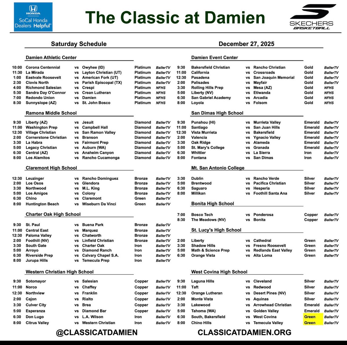 dedanthomas's tweet image. The Classic at Damien Day 2!
Liberty vs Etiwanda today!
Let’s go @0Tyus