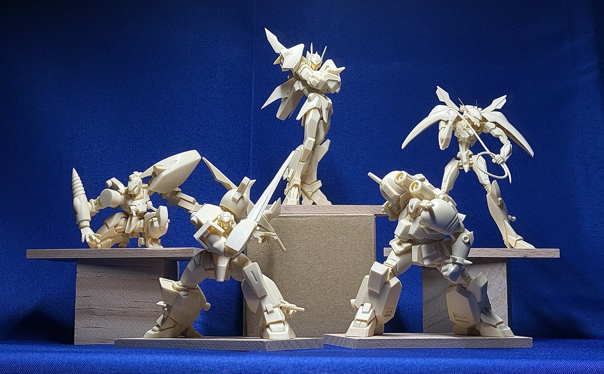 ザカール& 死鬼隊フルセット 素組終了 原型師：山口勝久 #蒼き流星SPT