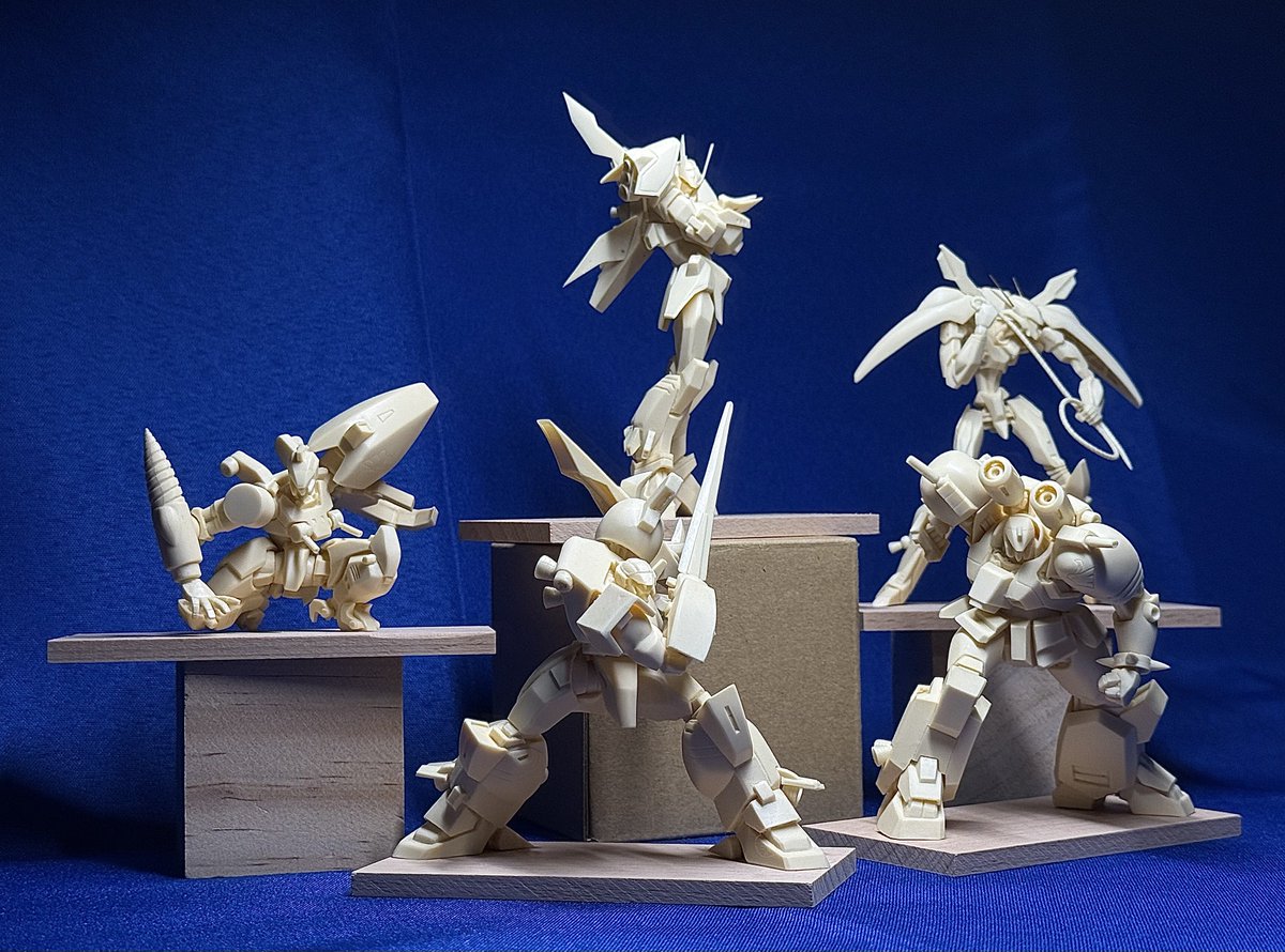 RT @wujimeimo: ザカール& 死鬼隊フルセット 素組終了 原型師：山口