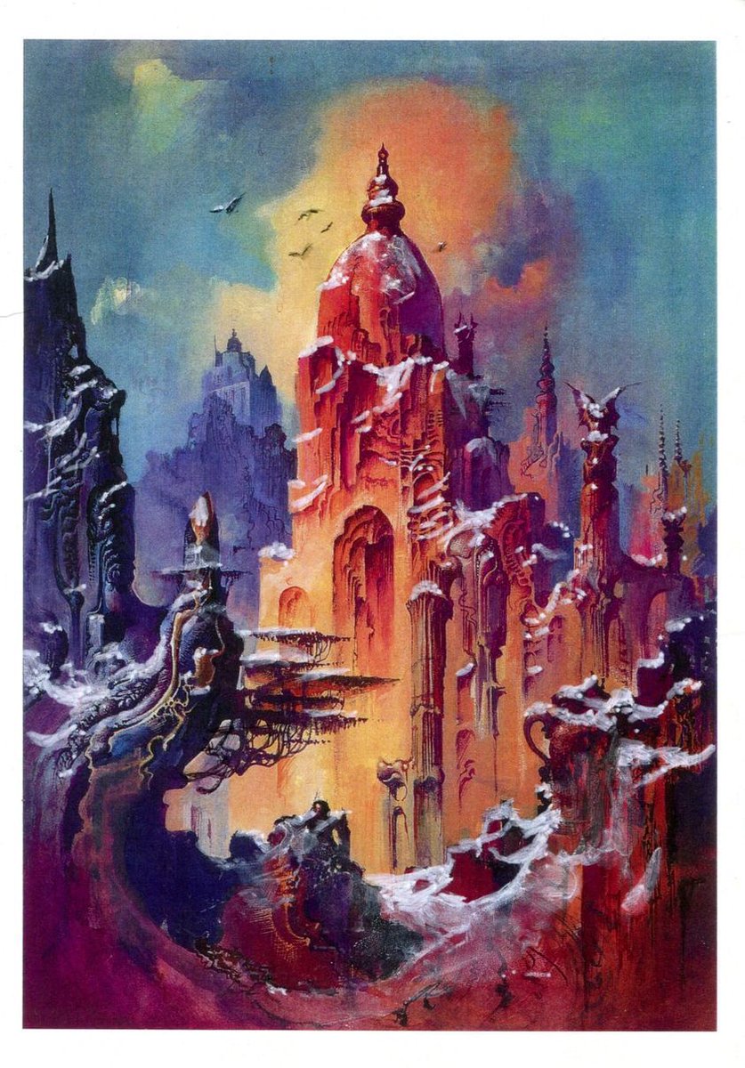Christmas card art from Bruce Pennington