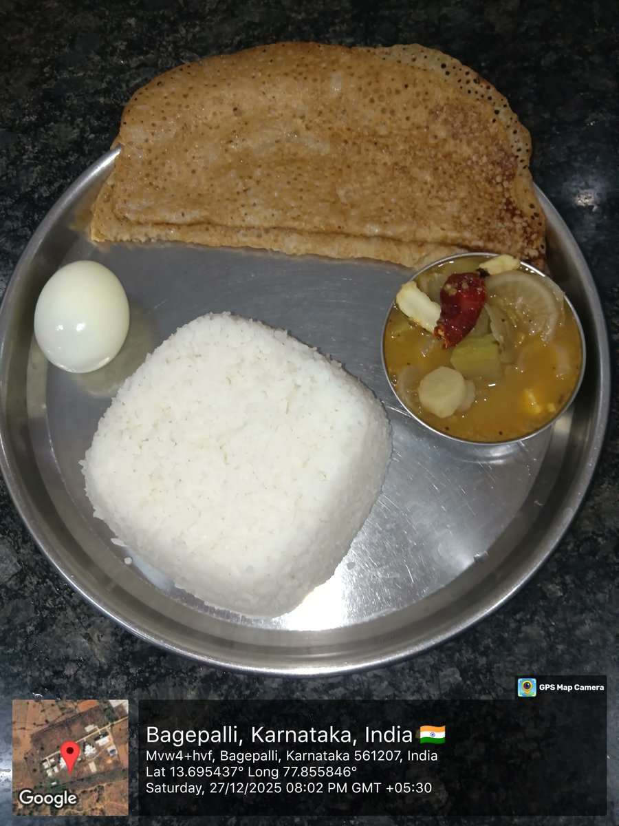 Krcrs666M's tweet photo. Dinner  #SocialAudit_SWDMeals #SocialWelfare_Karnataka https://t.co/qX4MKVEXwZ