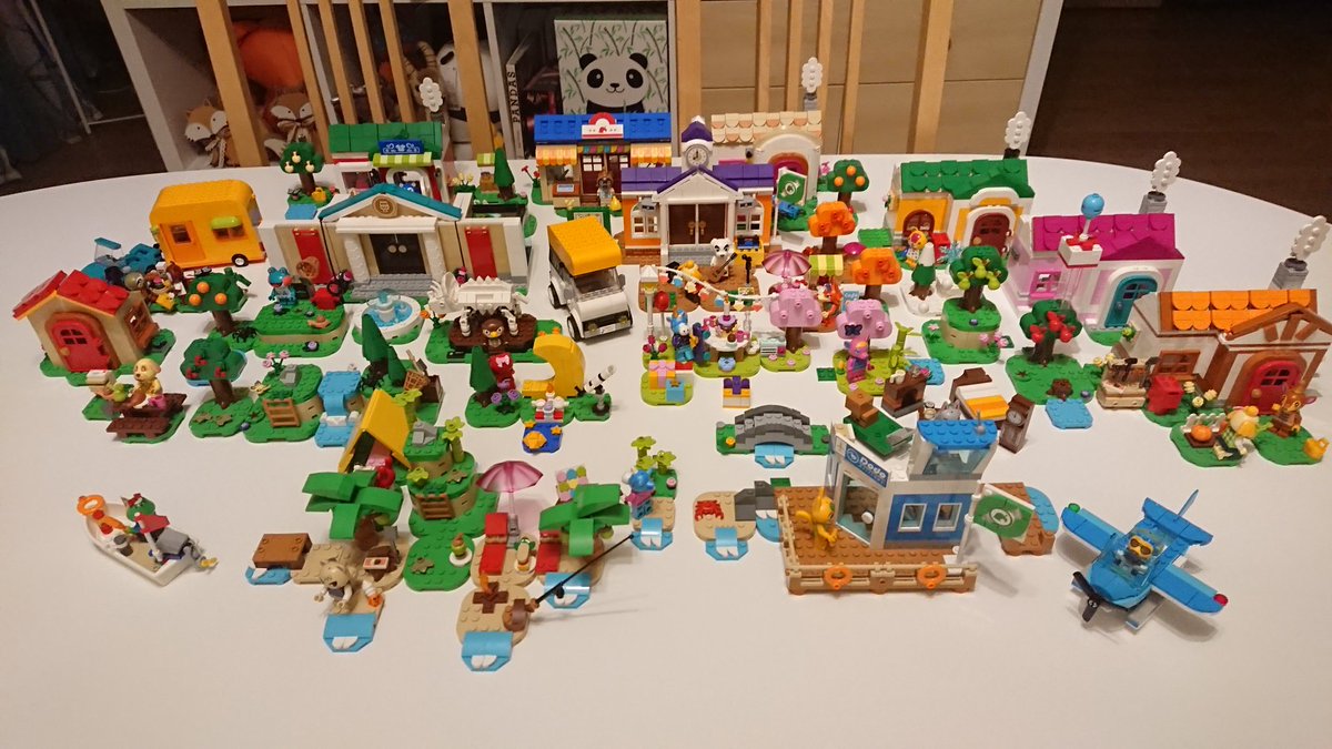 It does look like a village or an island now.