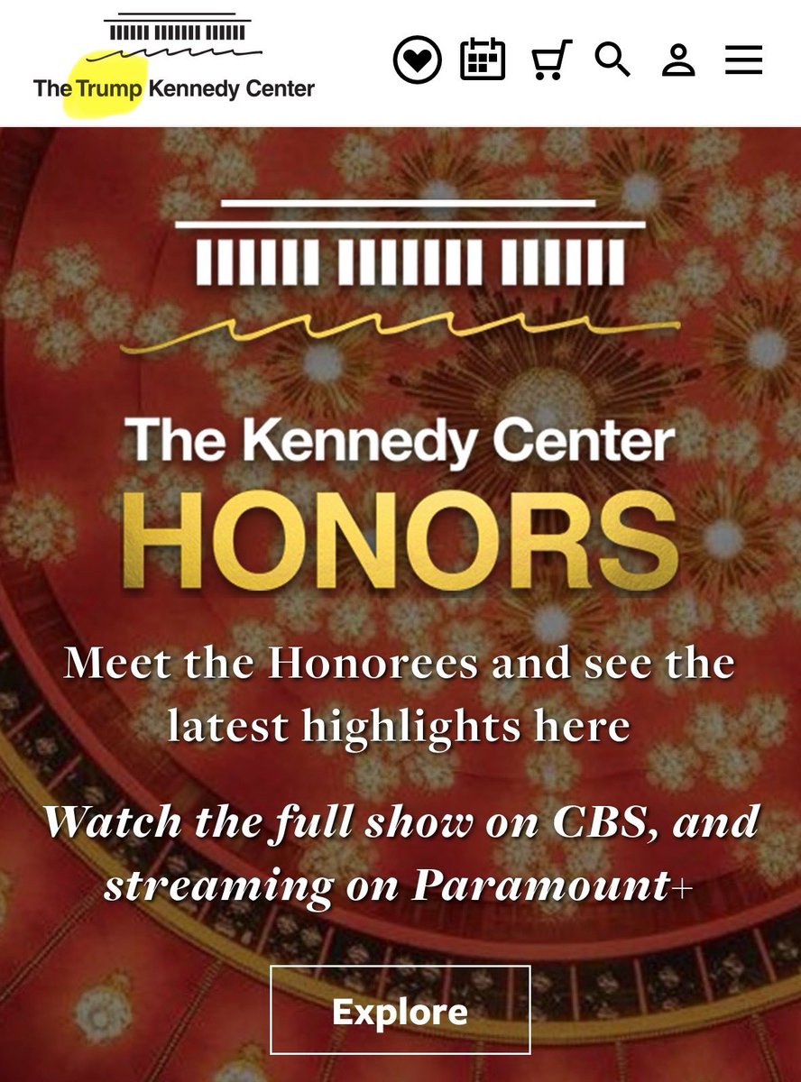 Yellow for urine of course! #KennedyCenterHonors #kennedycenter