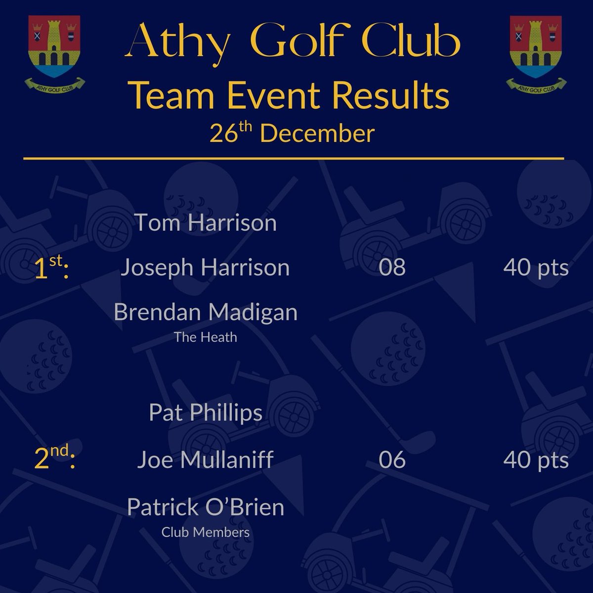 Athy Golf Club tweet media