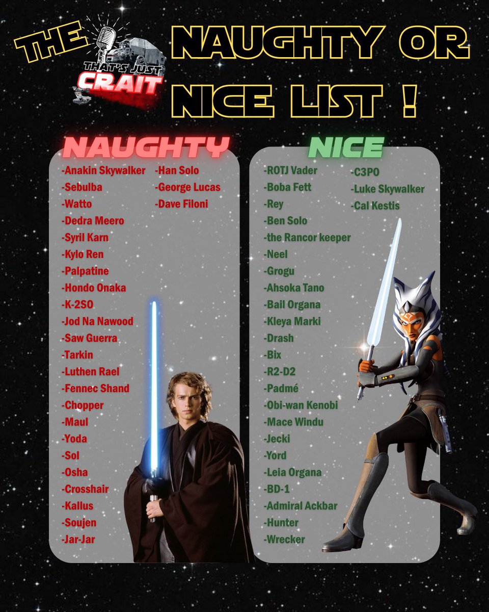 I said some possibly controversial things on <a href="/JustCraitPod/">That’s Just Crait!</a> this week 🫢