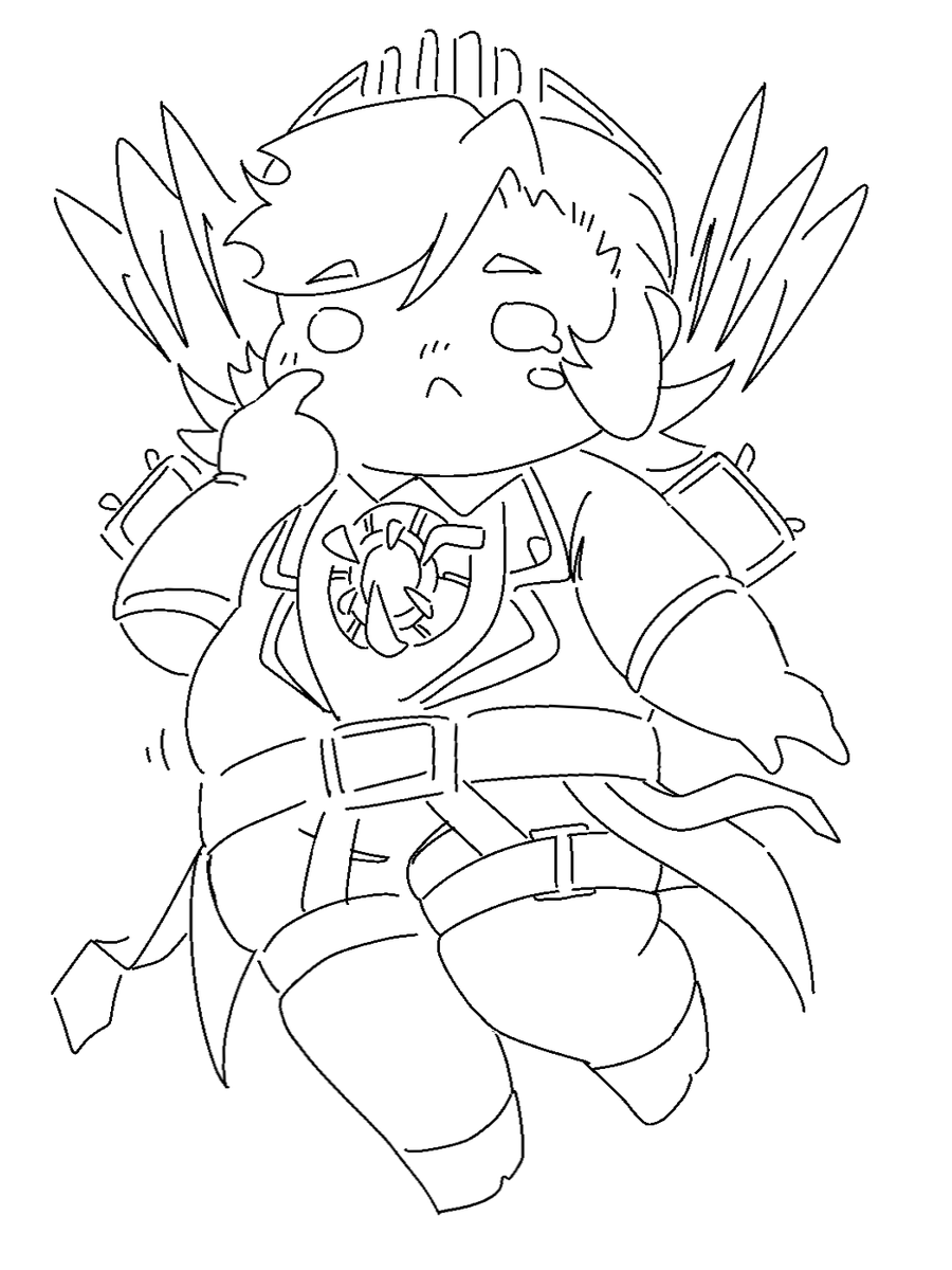OnstableUbject's tweet photo. Maybe ate too many candies and cookies... I don't know what I'm drawing either haha https://t.co/Xq31tnOh8F