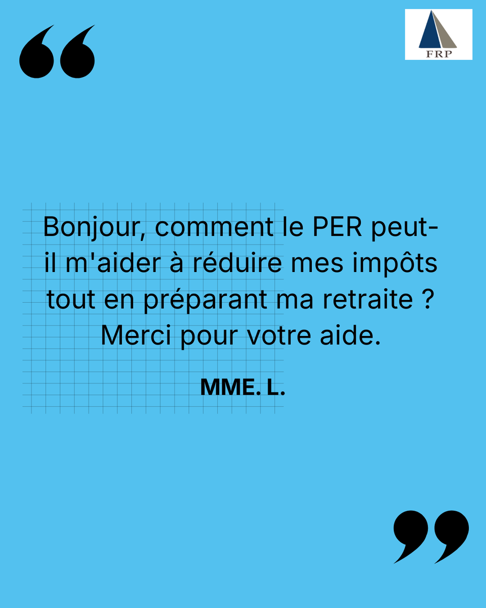 FrpPartenaires's tweet photo. 💼 Vous cherchez à réduire vos impôts tout en préparant votre retraite ? Le problème que beaucoup rencontrent est de trouver un moyen efficace de planifier leur retraite tout en bénéficiant d'avantages fiscaux. Le PER, introduit par la loi Pacte de 2019, se révèle être (1/4) https://t.co/H9Gh31gF0q