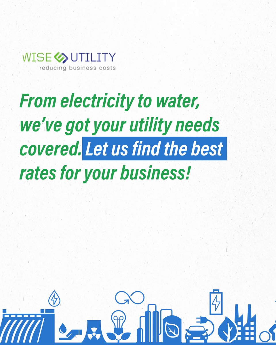 Your utilities, simplified.

We cover it all. Helping UK homes and businesses cut costs with ease.

From electricity to water, Wise Utility has you covered.

🔗 Get a free quote at wiseutility.co.uk
