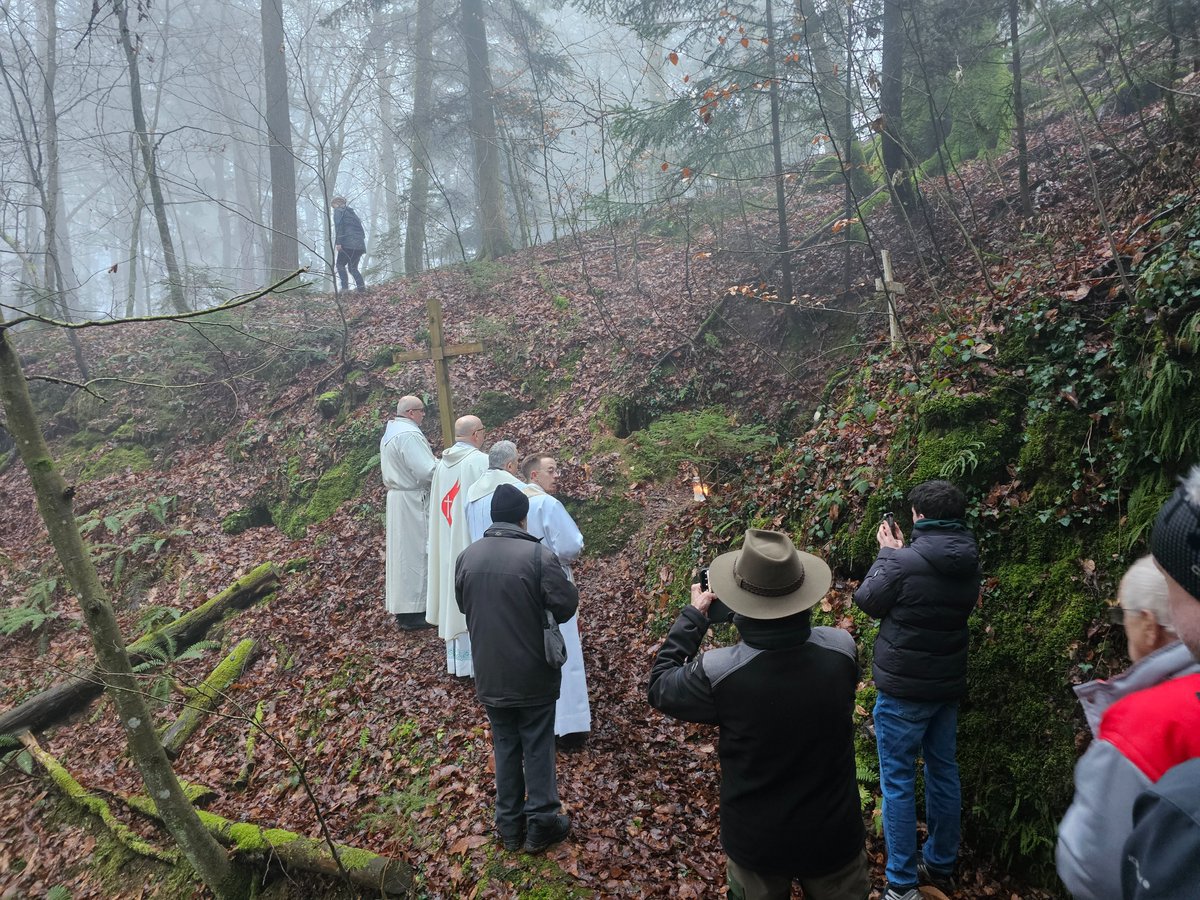 JozePlut's tweet image. Na dan pred praznikom Nedolžnih otrok smo darovali mašo pri Matjaževi jami pri Pevnem (Župnija Stara Loka) v neposredni bližini znamenitega Crngroba, streljaj od Šk. Loke, kjer so kmalu po končani vojni leta 1945 komunisti pobili 300 nedolžnih (hrvaških) otrok.