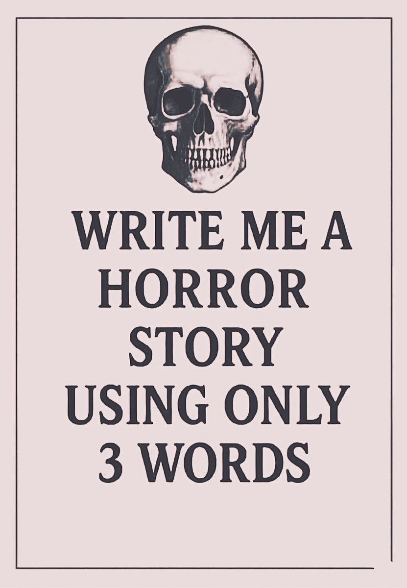 theamelia__'s tweet image. only 3 words