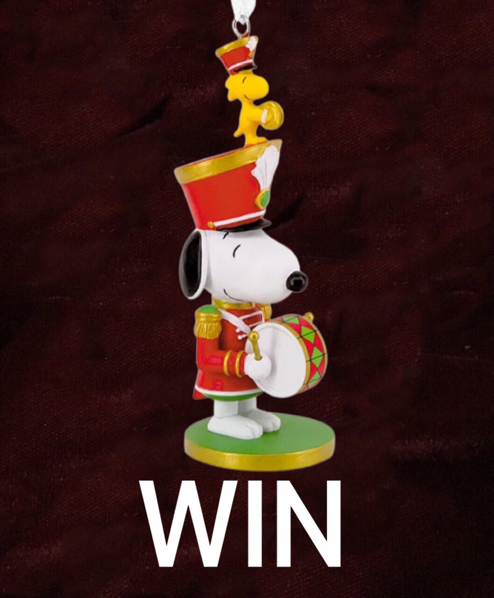 #win #hallmark #snoopy &amp; #woodstock marching band hanging ornament. Follow retweet &amp; comment. #competition c\d 28/12 11.59pm gmt open wwide #Christmas2025