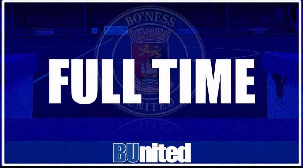 United 2-0 Linlithgow.

A magnificent result on derby day!

First half goals from Kieran Mitchell and Shaun Brown made the difference and we could have added a few more in the second half.

The best Christmas present for the BU fans, thanks for your support today everyone!