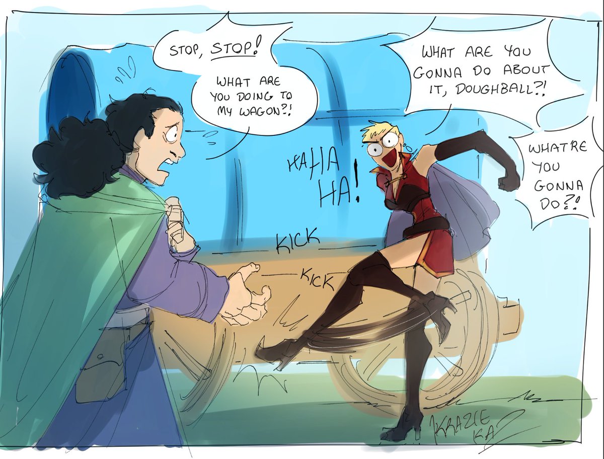 krazieka2's tweet image. Thrilling conclusion to the Vaida v. Merlinus' Wagon rivalry