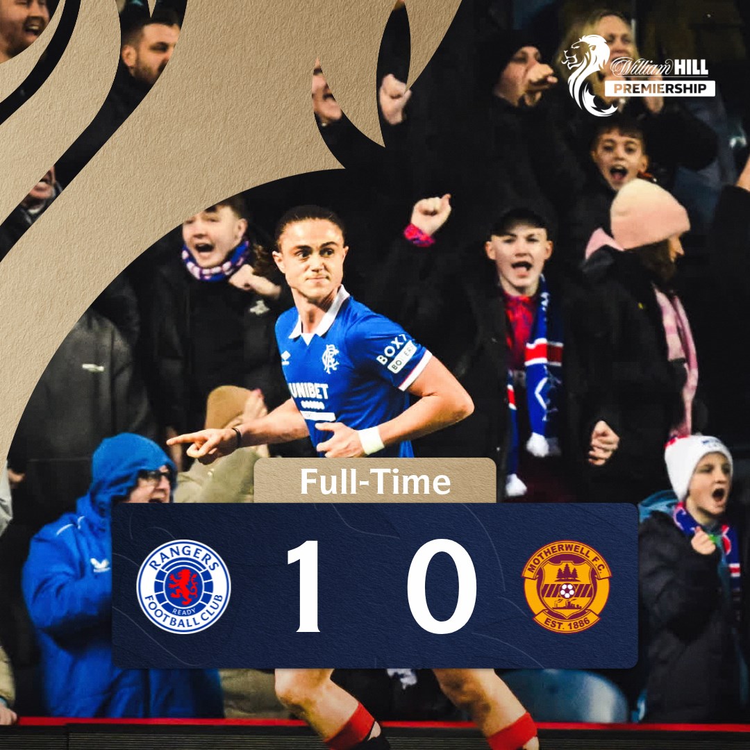 spfl's tweet image. Rangers up to third⬆️