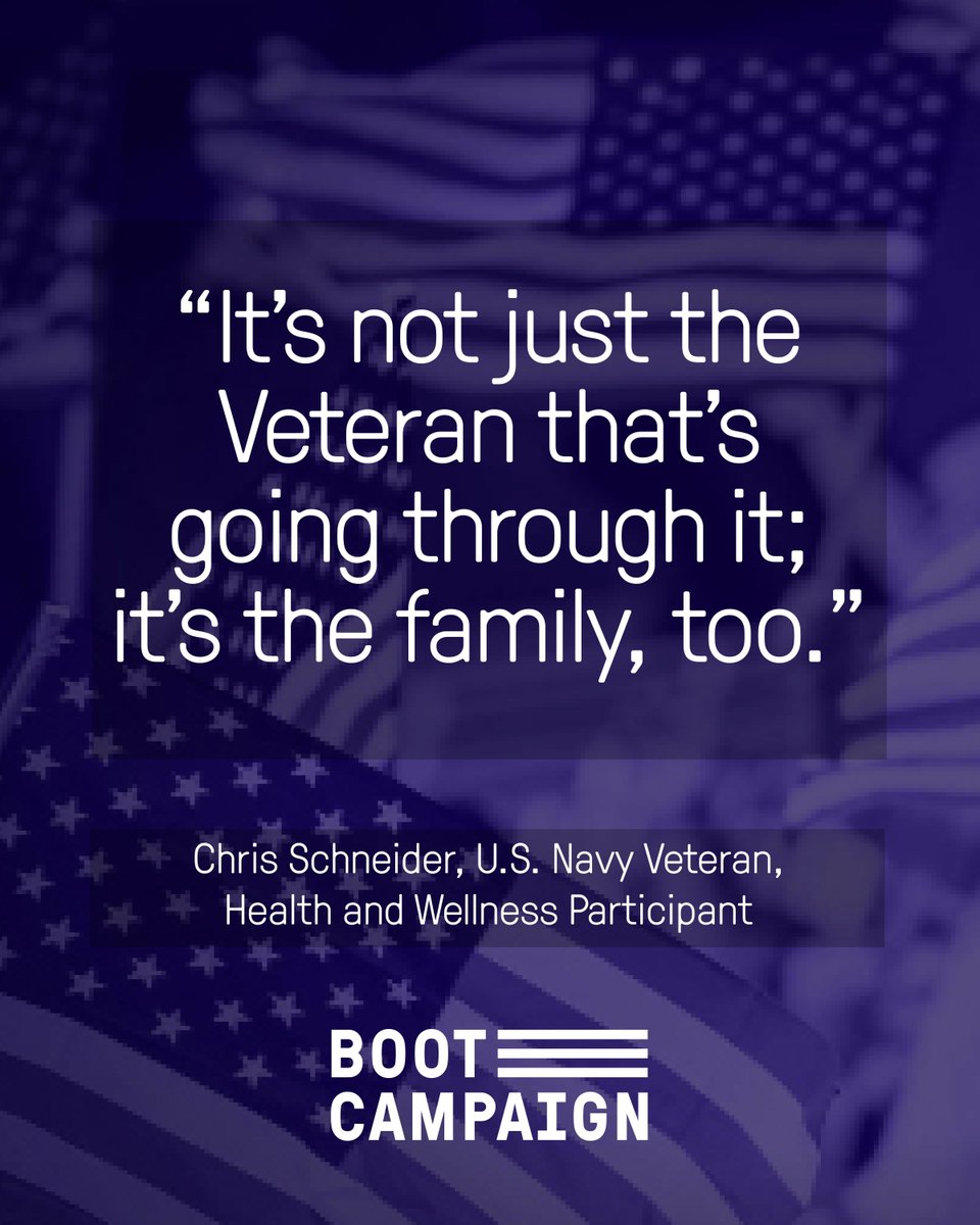BootCampaign's tweet image. Our nation's Veterans and military families MATTER. By donating, lacing up or sharing our mission, you help restore the lives of Veterans and military families and make a life-improving impact on those who served us first. 

#LaceUpAMERICA #YOUMATTER #Veterans #MentalHealth
