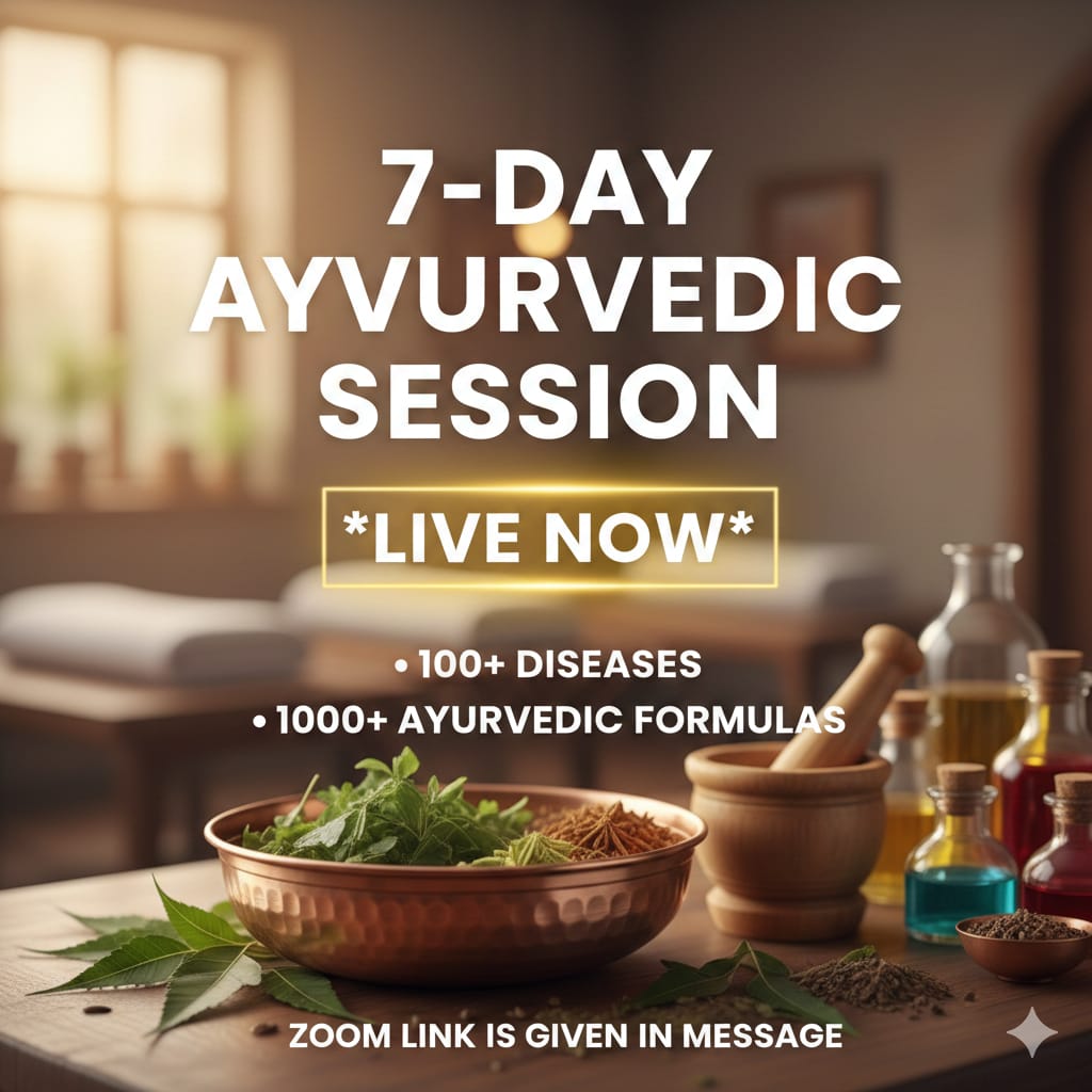 आयुर्वेद में जान है भारत की शान है आइए आयुर्वेद की तरफ।