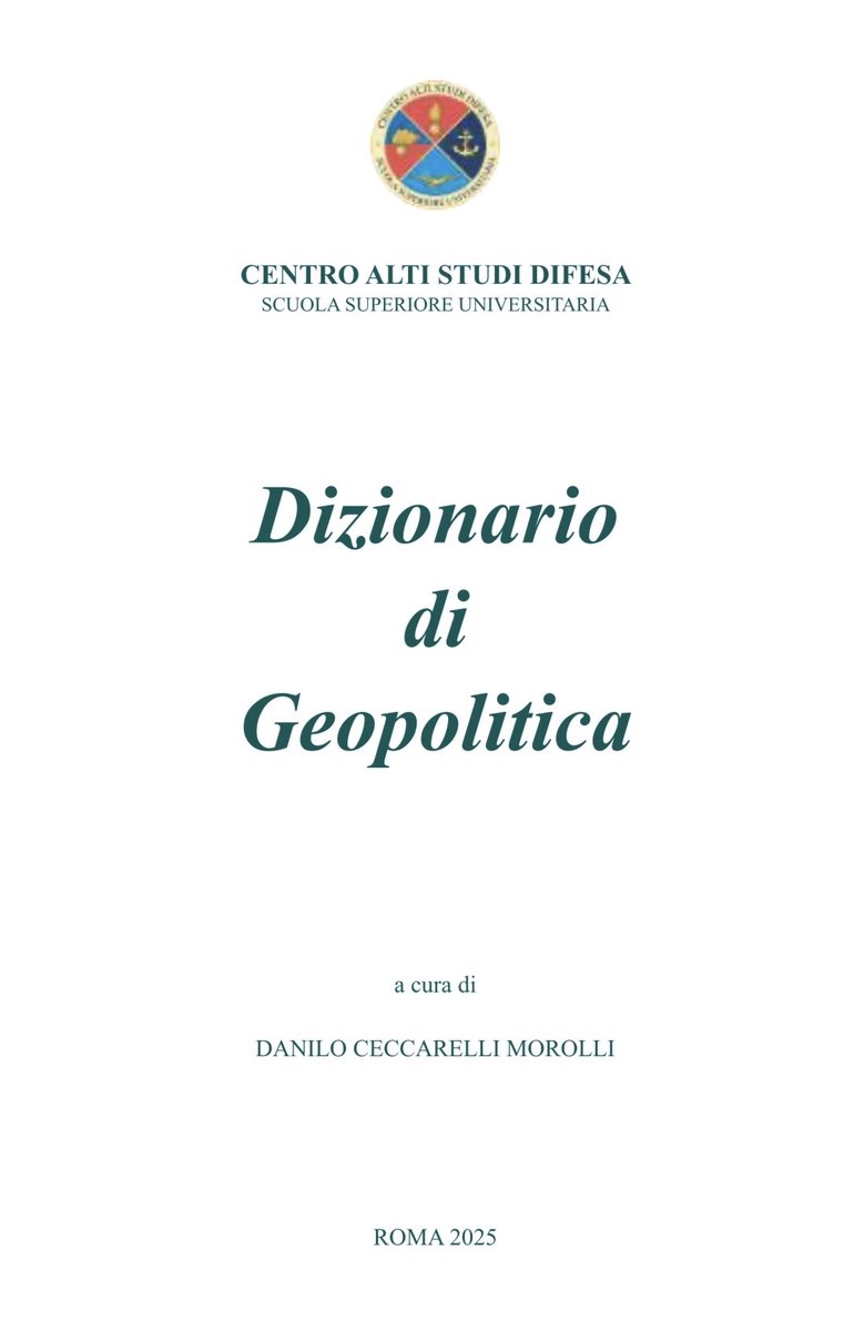 AntonioCampati's tweet photo. Il potere in mano a pochi. 

Ho accettato con grande piacere di scrivere la voce “Élite” per il Dizionario di Geopolitica del Centro Alti Studi Difesa 
Ringrazio il curatore il prof. Danilo Ceccarelli Morolli per avermi dato questa opportunità. https://t.co/FWDK0KCuRM