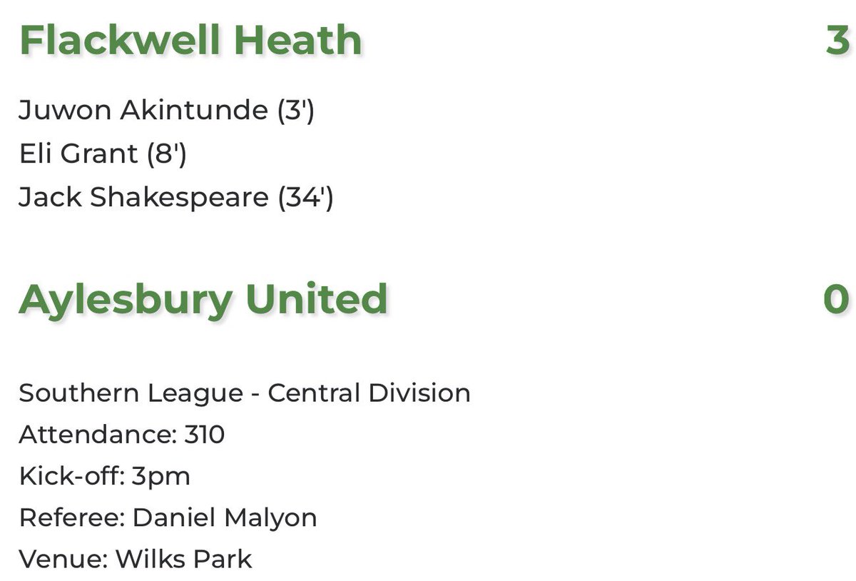 Flackwell Heath FC tweet media