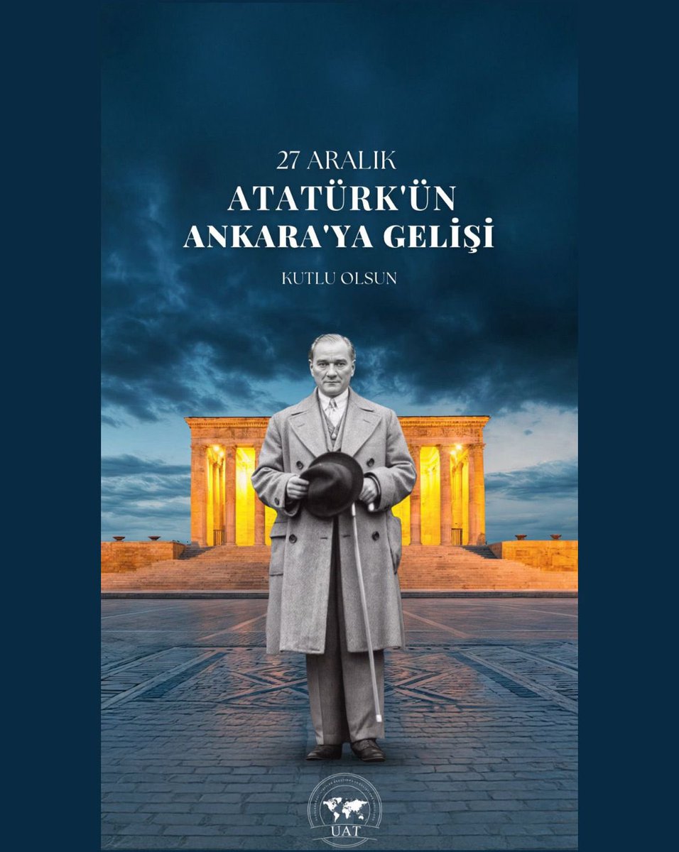 UAT_AHBV's tweet photo. -27 Aralık Atatürk’ün Ankara’ya Gelişi Kutlu Olsun. 🇹🇷 
-Bir milletin küllerinden doğmasını sağlayacak ruhu kaleme döken İstiklâl Şairimiz Mehmet Âkif Ersoy’u ebediyete irtihal edişinin 89. yılında rahmet ve minnetle anıyoruz. 🇹🇷
#MehmetAkifErsoy #AtatürkünAnkarayaGelişi https://t.co/LfeTQks6b3