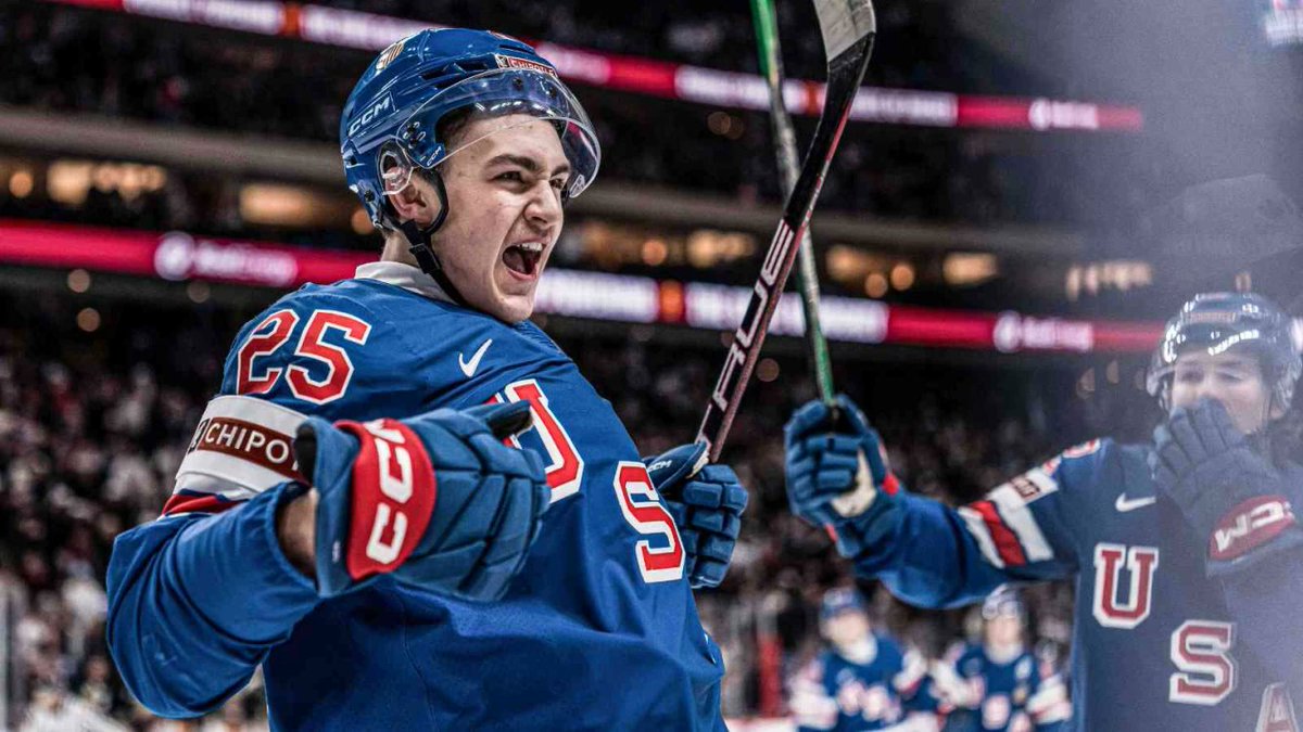 DavidSt_Louis's tweet image. Chase Reid has almost everything you could want in a defenceman at the NHL draft: skating, size, vision, shot, play-driving, and defensive skills... A great performance at the WJ could put him in the conversation for first overall. @Eliteprospects

eliteprospects.com/news/world-jun…