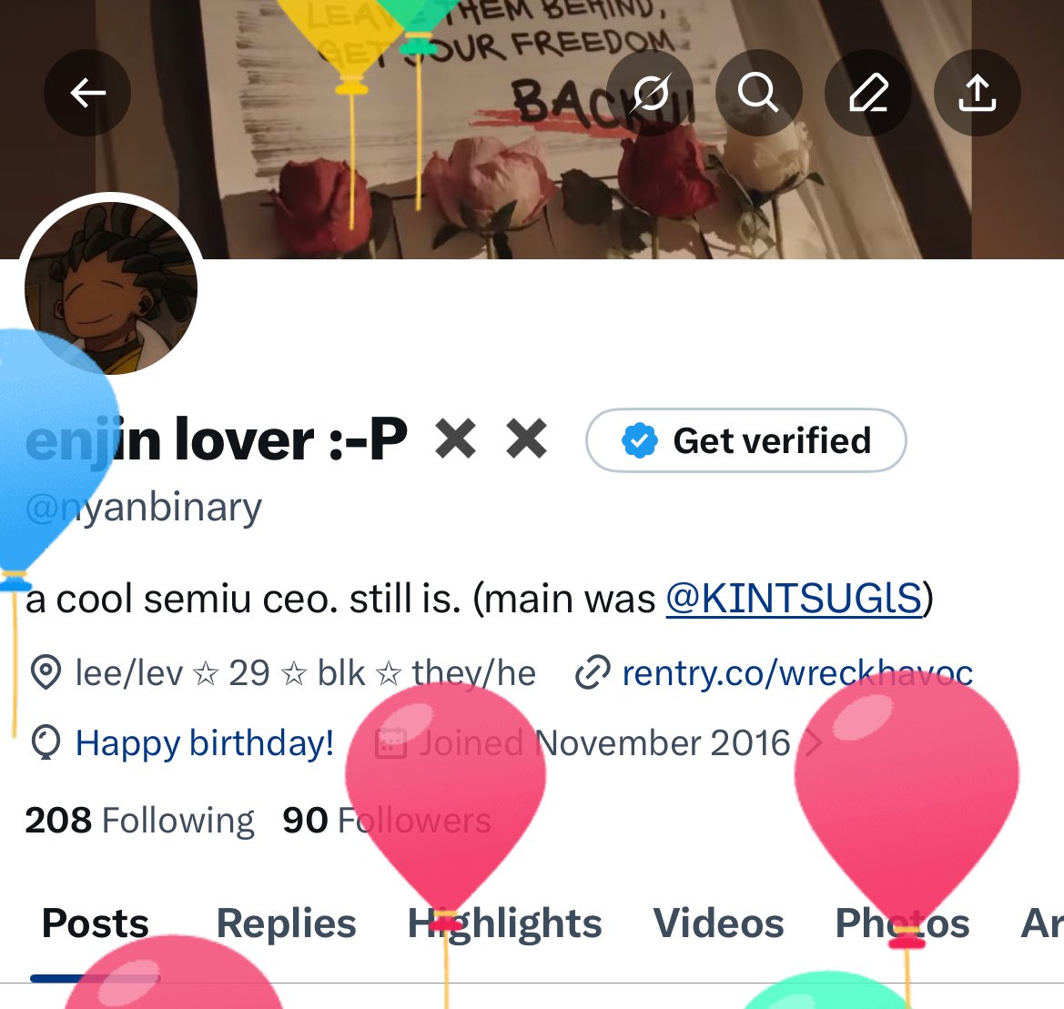 nyanbinary's tweet image. happy sweet big 30 Number to this guy!!!! it’s been a real one (me) 
✨🎂🎉🎈