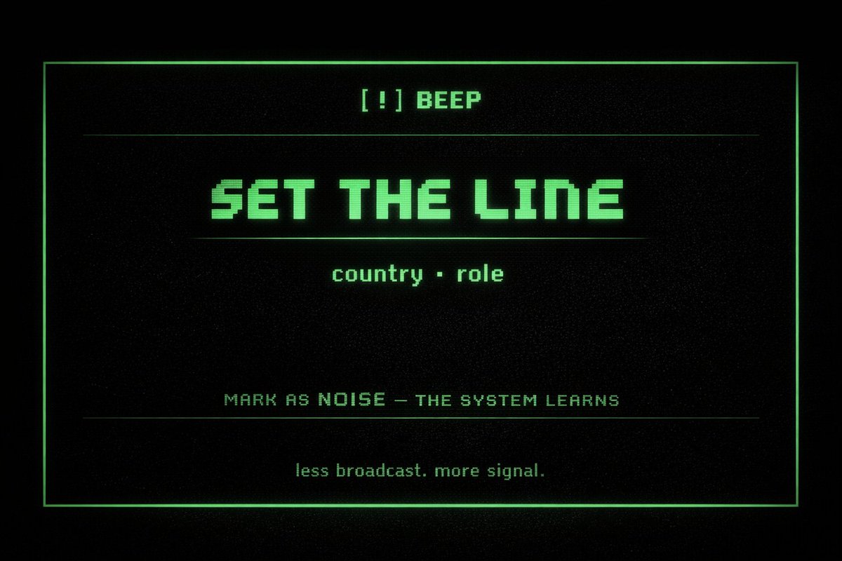 beeponbase's tweet image. [ ! ] BEEP

attention price is the line
we’re doubling down on it — and making it finally feel right

because attention isn’t open by default

it’s filtered