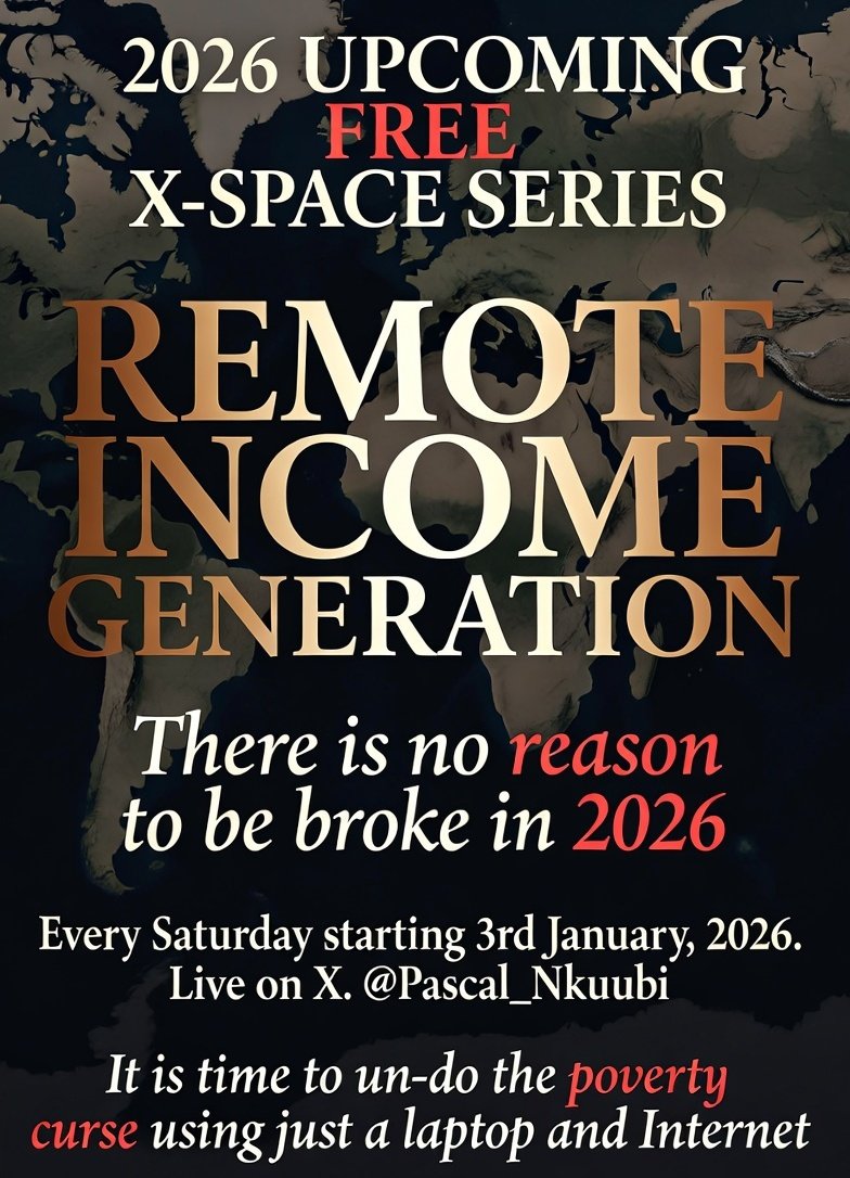 📌📢
Are you tired of endless job applications, nepotism, endless job interviews, uptitude tests, traffic jam enroute to work, recruitment discrimination, renting costly office space &amp; waiting for end of month pay-cheques?

🎙🗃You complained, I listened &amp; I did not judge. 👇👇