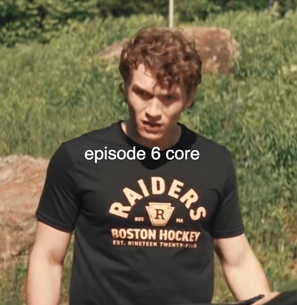 _ChanFace's tweet photo. Why is Ilya's Boston raiders shirt low key serving TTC logo #RideTheRocket #HeatedRivalry https://t.co/1cC5oQP398