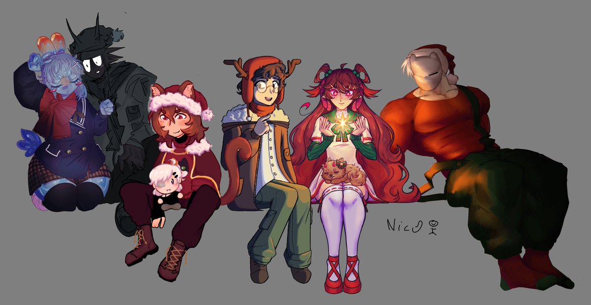 emanonchaos's tweet photo. collab natalina com alguns amigos. feliz natal e um ótimo ano novo a todos ٩(◕‿◕)۶ !!!!! https://t.co/SIGlQc9htA
