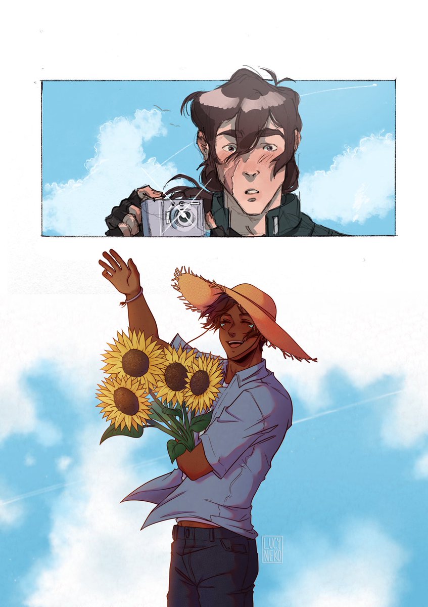 collab piece w my moot Andy on ig !! 🥹🫶🏼 had so much fun drawing this with them AAAAAAAA

#voltron #klance