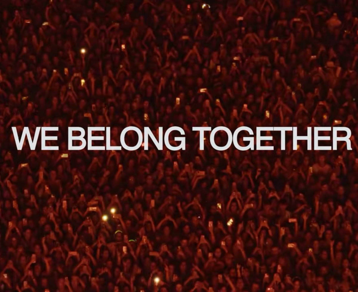 concertleaks's tweet image. WE BELONG TOGETHER pops up at the end of Harry Styles’ new “Forever, Forever” video!