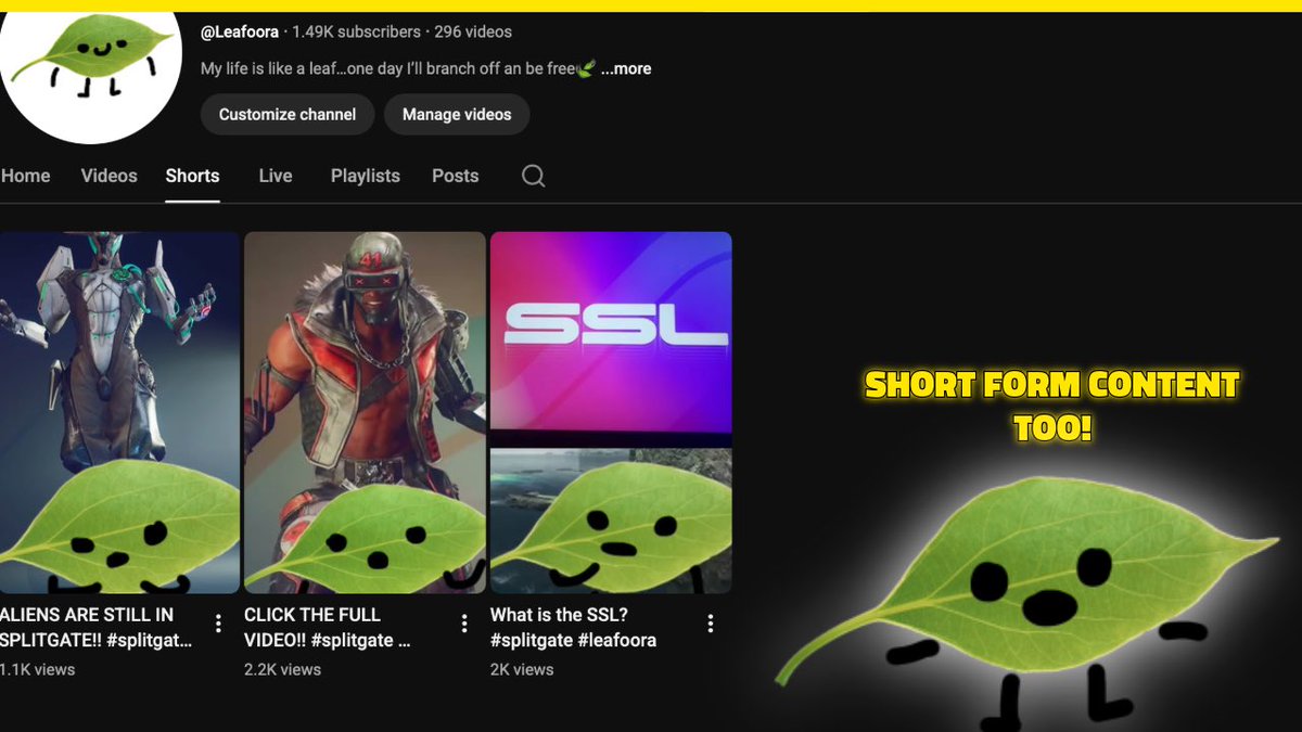 Diorlovesgames's tweet image. Want to learn more about Splitgate LORE, get the latest Updates/ Leaks, Breakdowns, Easter eggs, and community videos? 

check out LEAFOORA on YouTube 
I create Splitgate content so that you can know more about Splitgate or just bring a little smile to your face! 

#splitgate