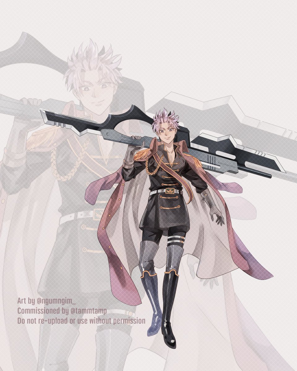 happy birthday narumi in the knights of god outfits 💖 — kaiju no