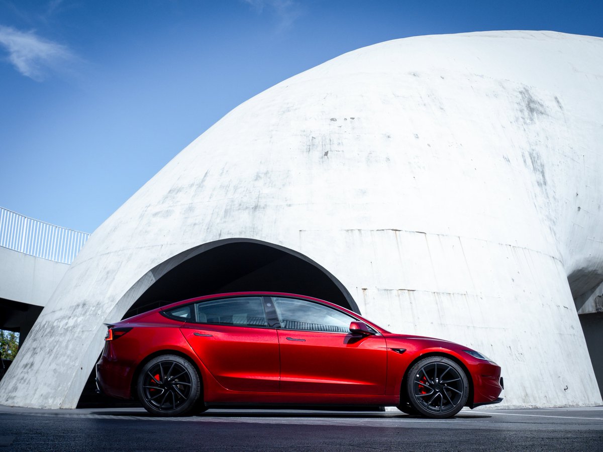 📸 Tesla has shared 2 new pics of the Model 3 Performance in Shanghai