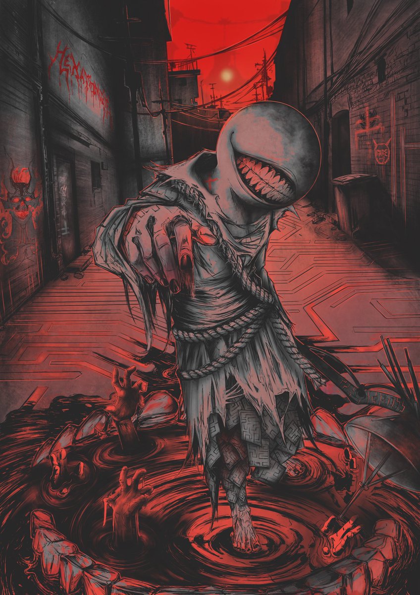 Já que tem ref do Lab na arte do Jae adicionei um detalhe no pescoço da máscara do Lab 👀

#HEXATOMBE