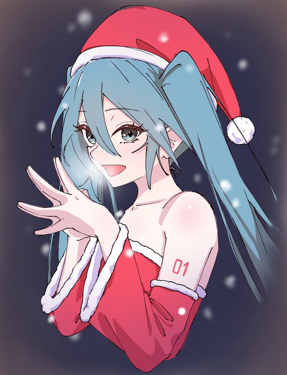 dar__39's tweet photo. 深夜にこっそり間に合わなかったクリスマスミクさんを供養 https://t.co/ryCX6lgvFc