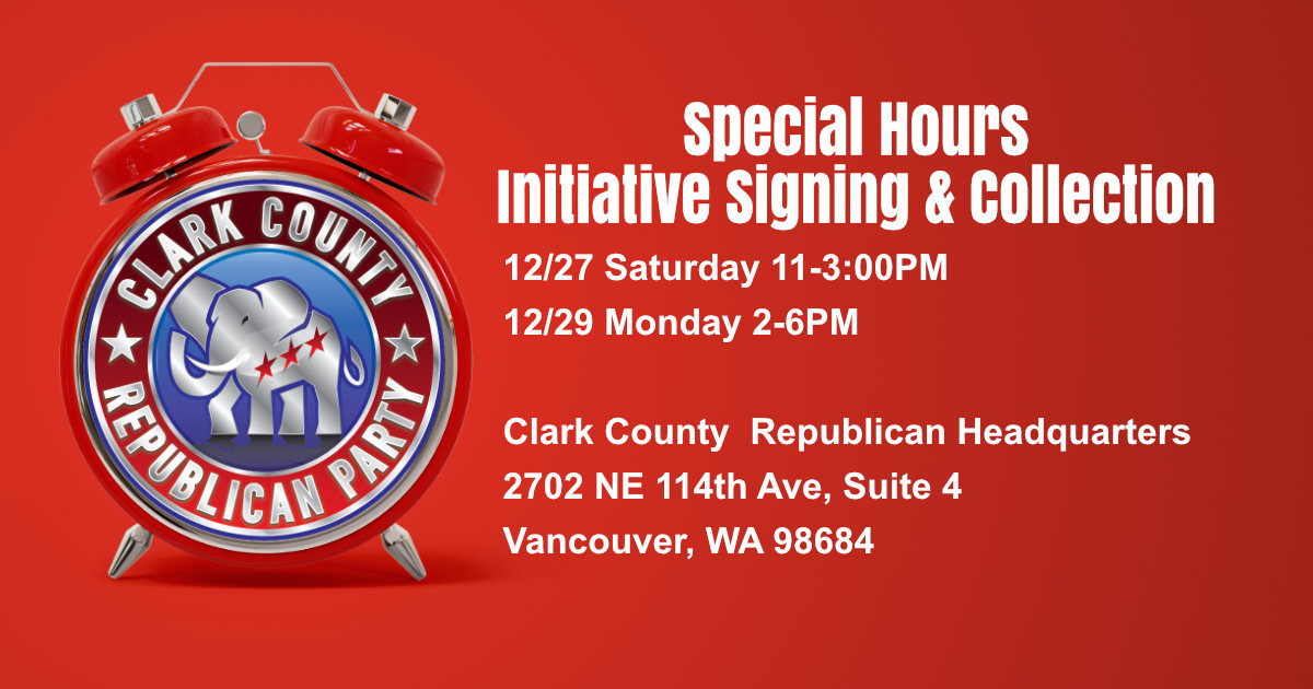 Clark County, WA Republican Party tweet media