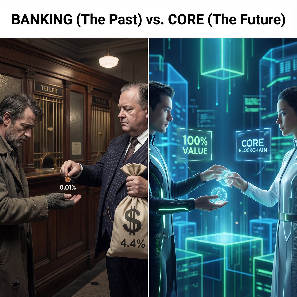 <a href="/Cointelegraph/">Cointelegraph</a> <a href="/brian_armstrong/">Brian Armstrong</a>  Armstrong is spot on. The 4.4% vs 0.01% spread isn’t a business model—it’s a monopoly tax on the financially illiterate. 🚨

The banking lobby’s desperate attempt to reopen the GENIUS Act proves one thing: They can’t compete on utility, so they have to weaponize