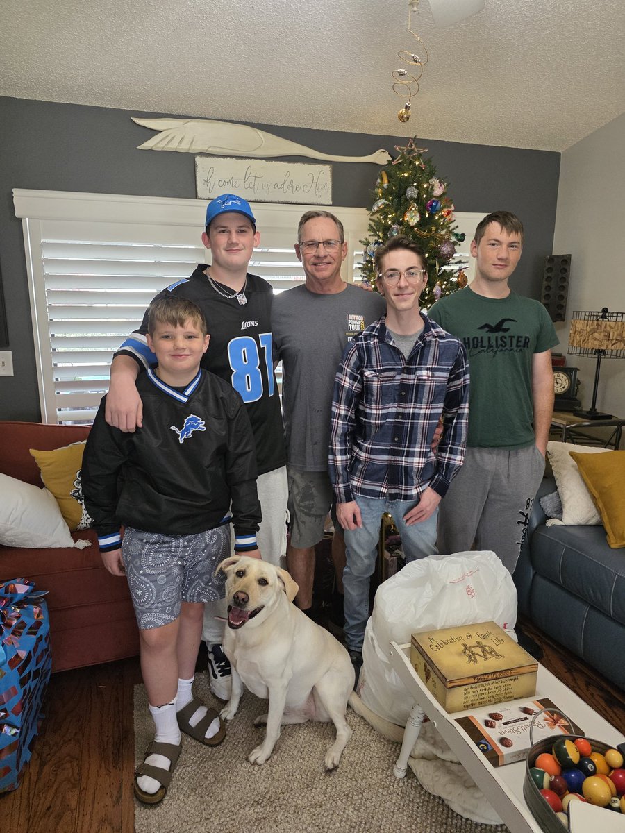 This Christmas morning filled my heart with more joy than words can express. Having my girls and grandsons here under one roof is truly a gift beyond measure. I can still remember the days when times were tough — when presents were on layaway at KMart and we made the best of what