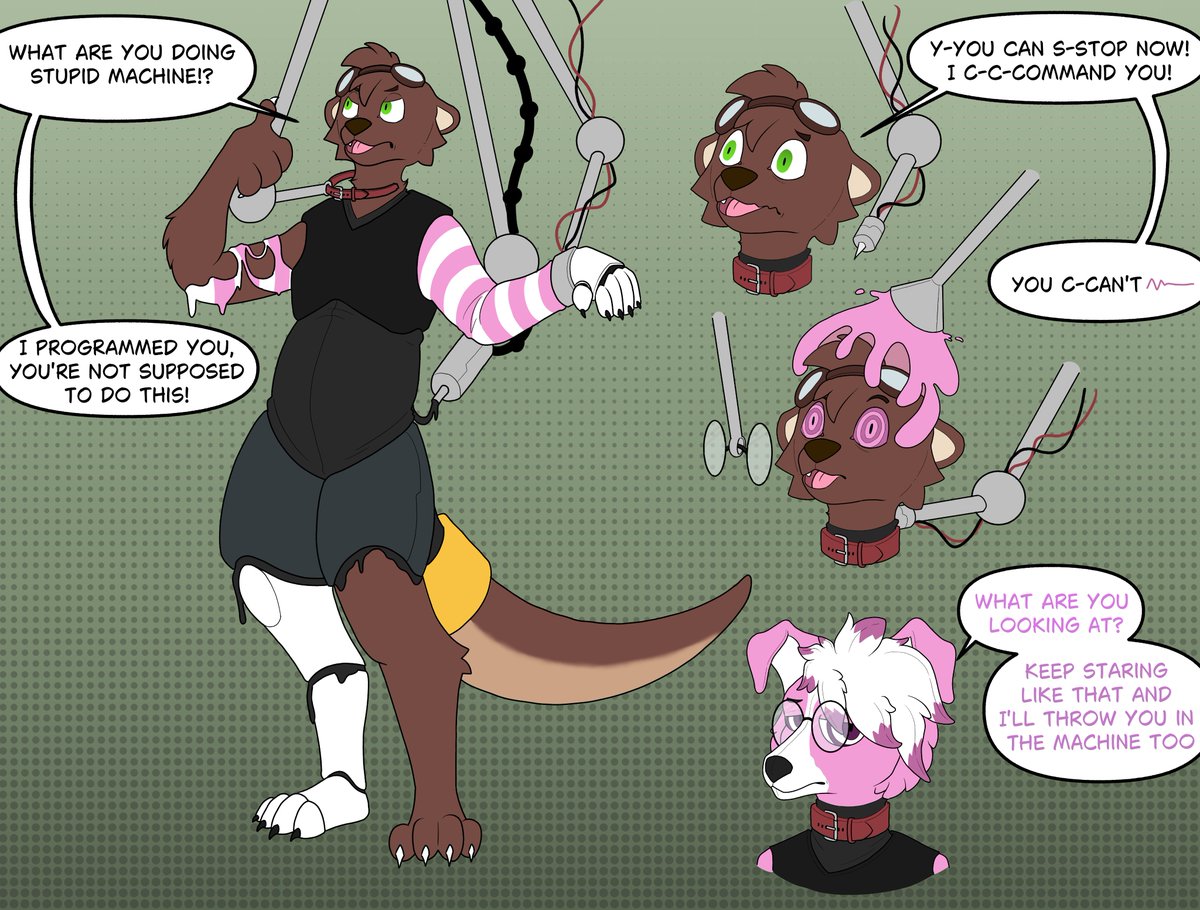 Voliver_Draws's tweet image. I feel like many of you would like being put in the machine™