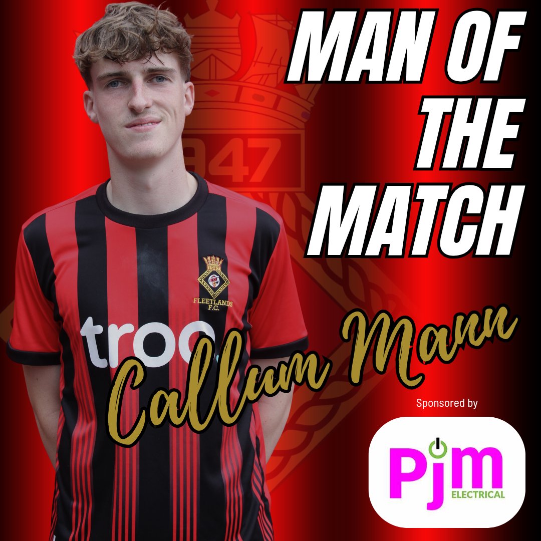 fleetlandsfc_'s tweet photo. 🌟 | 𝑴𝒂𝒏 𝒐𝒇 𝒕𝒉𝒆 𝑴𝒂𝒕𝒄𝒉
Huge congratulations to @CallumMann10 for receiving MotM in today's 2-1 victory against @FollandSportsFC
#Coptermen 🚁 https://t.co/c8BfiQe6O7