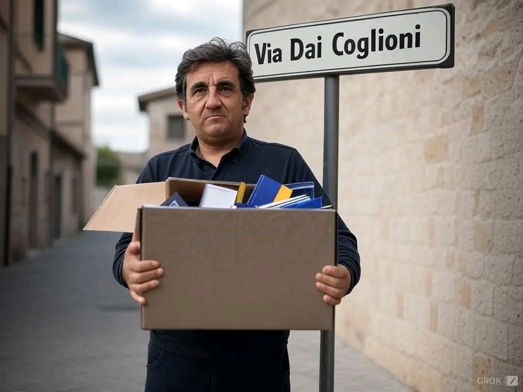 Non ne usciremo mai con questa società.
Finché rimane lui non cambierà mai niente.