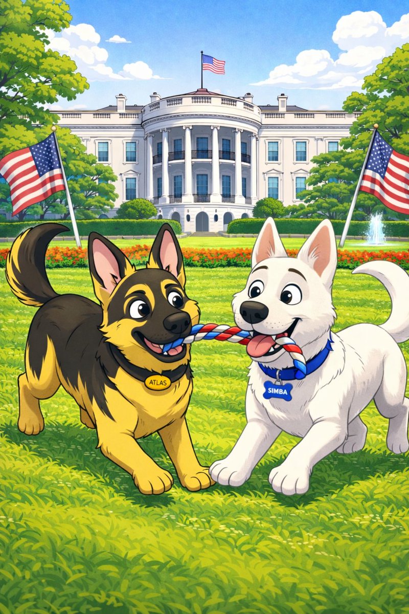 Simba Trump Dog tweet media