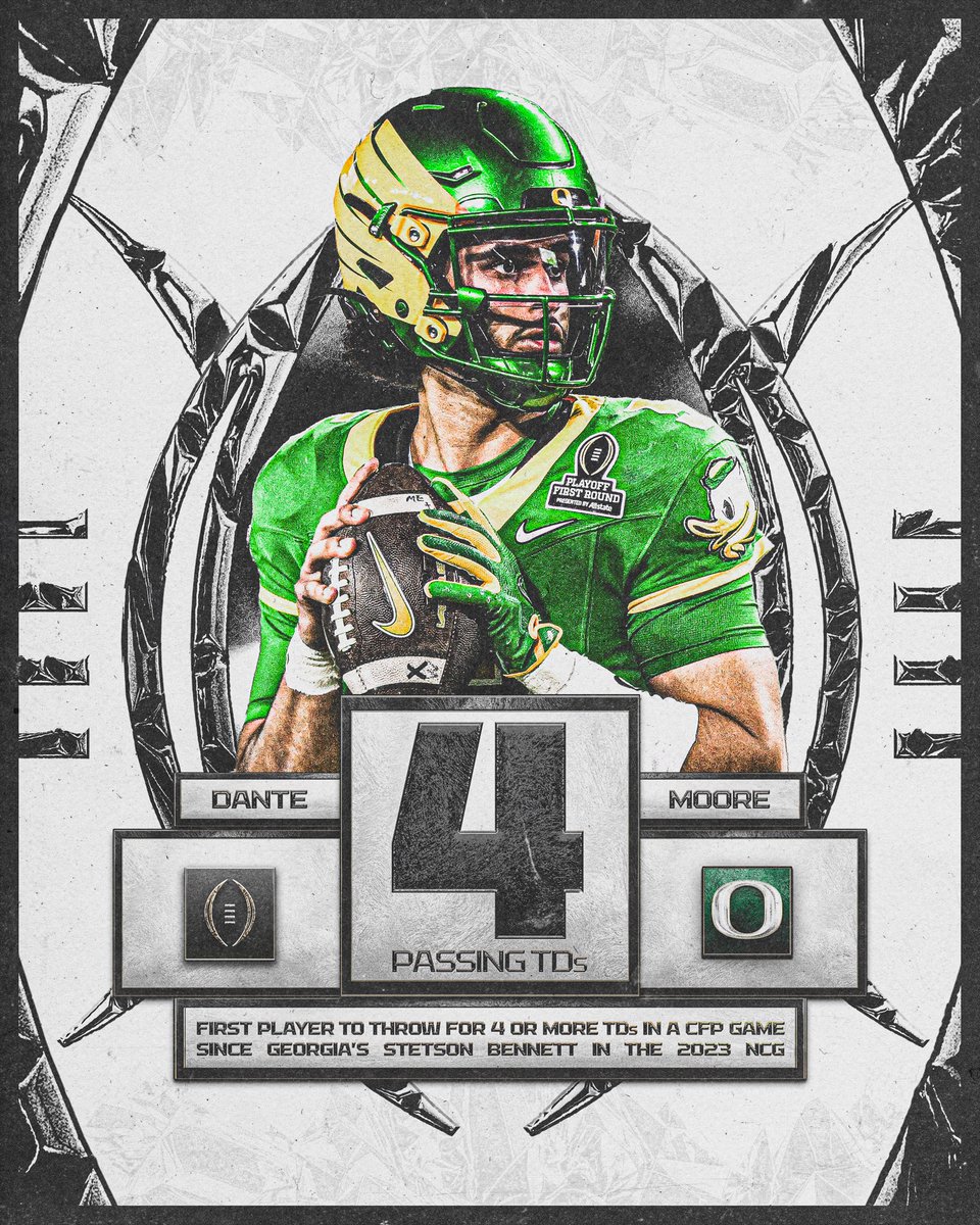 CFBPlayoff's tweet image. Dante Dimes 📈

#CFBPlayoff x #GoDucks