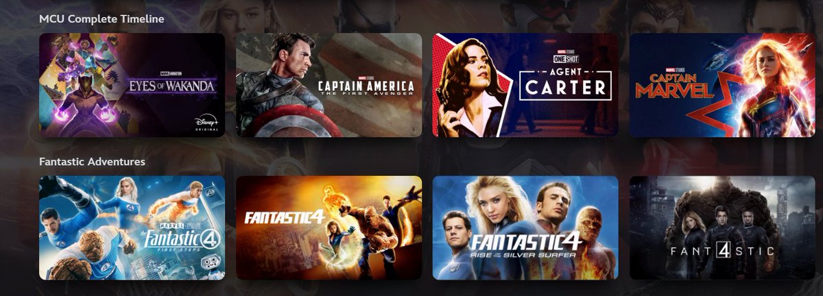 Something I noticed on Disney+ when it comes to Peggy Carter.
The Agent Carter One Shot is part of the MCU timeline and Infinity Saga.

The Agent Carter series is not.
#AvengersDoomsday