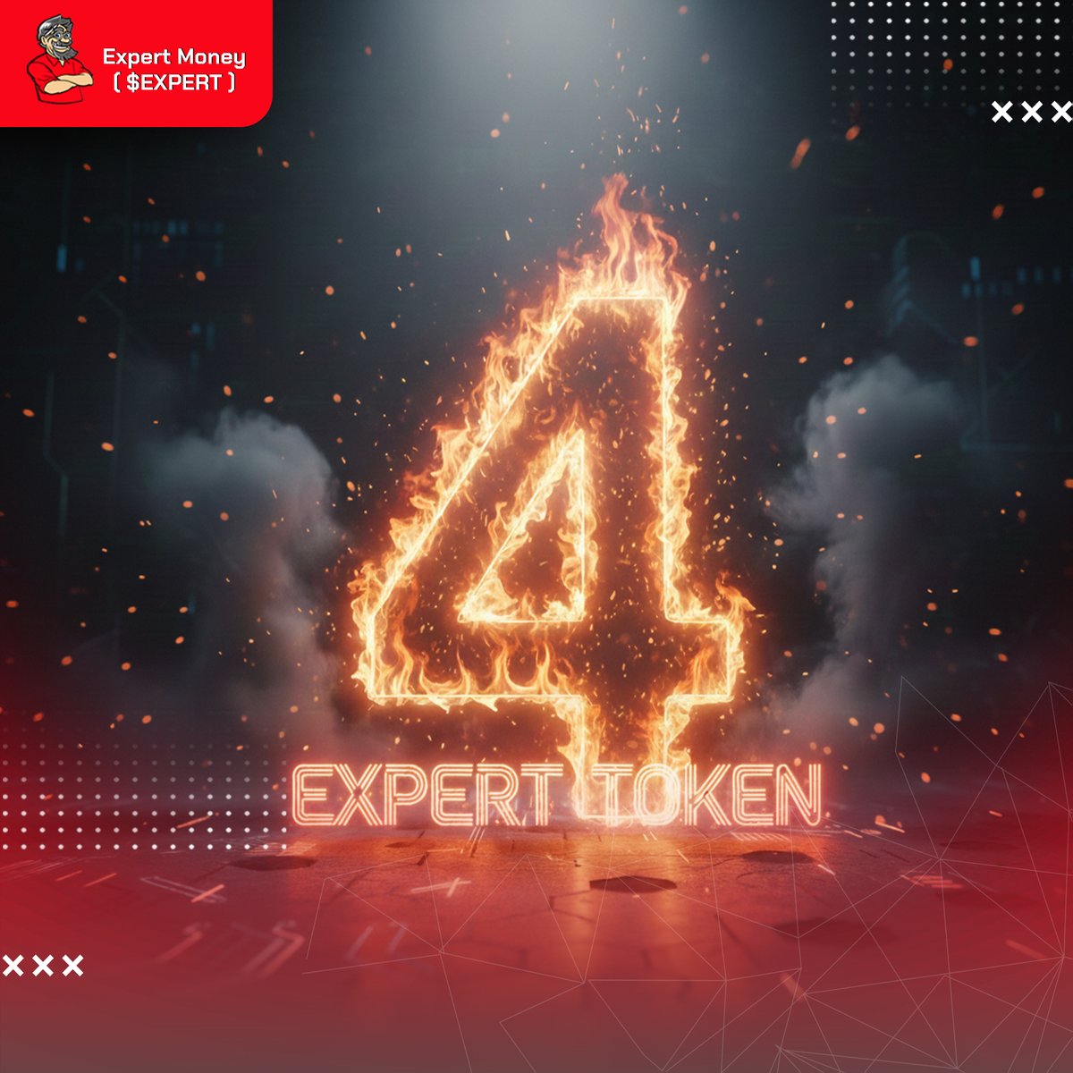 expertmoneytkn's tweet image. Fire is burning… 🔥

And only 4 days left.🗓️

The $EXPERT burn is very close.😎

#EXPERT #TokenBurn #binance
