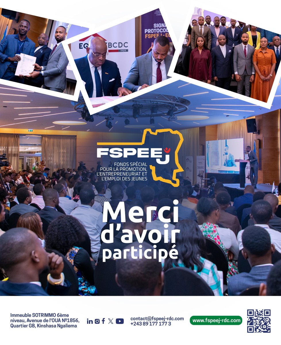 Fonds Spécial pour la Jeunesse FSPEEJ-RDC tweet media