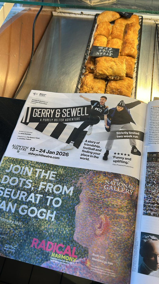 We’re starting to turn the capital Black &amp; White 👀

The Geordies are coming this Jan to the West End 🏴🏳️

Come join our “Purely Belter adventure” at the <a href="/TheAldwych/">Aldwych Theatre</a> #Theatre 🎭 

Gerry &amp; Sewell. January 2026. Tickets available now 🎟️👇

nederlander.co.uk/aldwych/shows/…

#nufc #westend